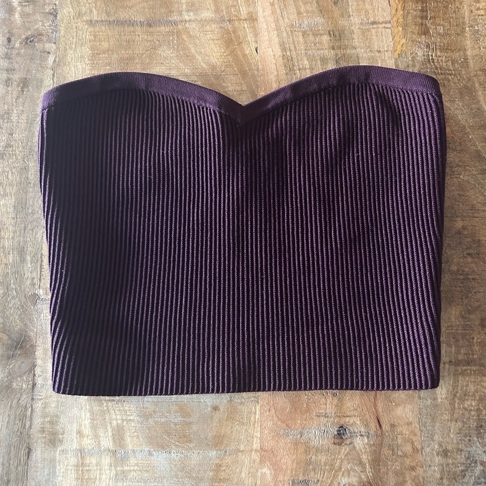 Aritzia Babaton Sculpt Knit Sweetheart Tube Top